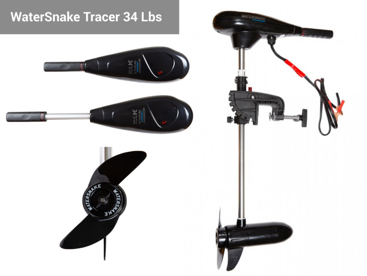 Электрический троллинговый мотор WaterSnake Tracer 34 lbs/26" Электрический троллинговый мотор WaterSnake Tracer 34 lbs/26"