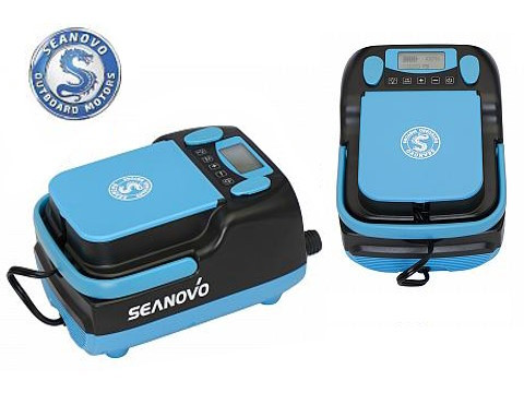 Насос аккумуляторный двухступенчатый Seanovo HT-999 для лодок ПВХ Насос аккумуляторный двухступенчатый Seanovo HT-999 для лодок ПВХ