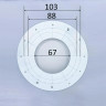 Разделка дымохода под трубу 65/85/99 мм Хигаши